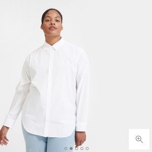 Everlane Relaxed Poplin Shirt | White